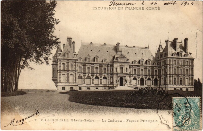 Carte postale ancienne Villersexel Le Chateau à Villersexel