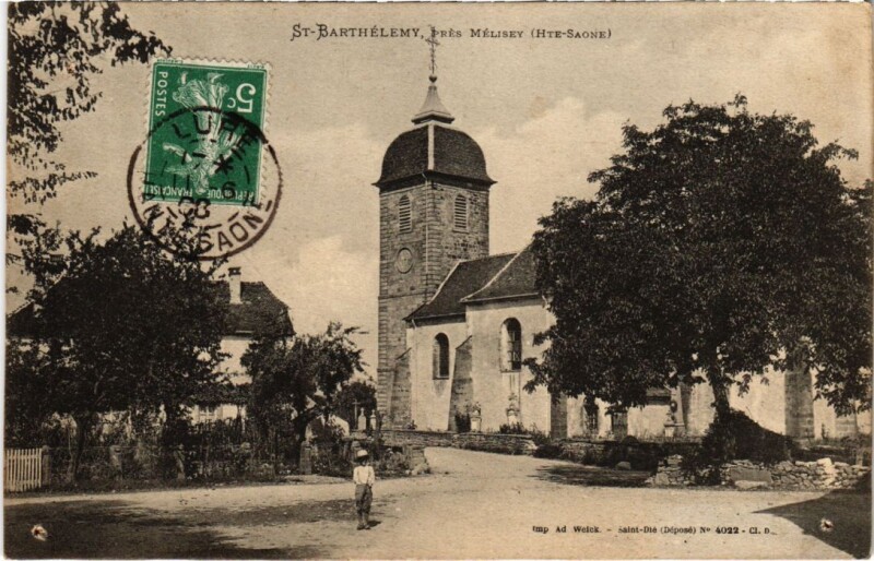 Carte postale ancienne Saint-Barthelemy