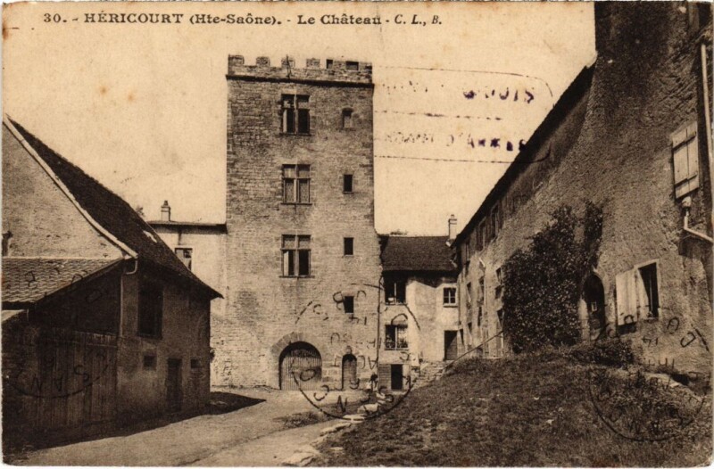 Carte postale ancienne Hericourt Le Chateau