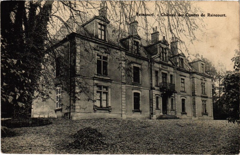 Carte postale ancienne Raincourt Chateau des Comtes de Raincourt à Raincourt