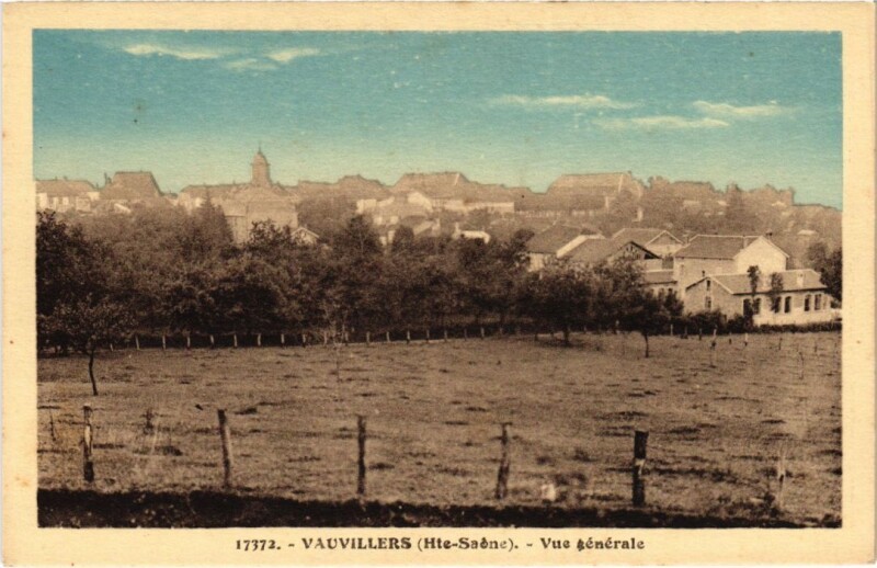 Carte postale ancienne Vauvl vue generale