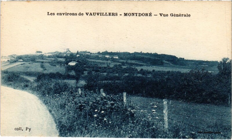 Carte postale ancienne Montdore vue generale