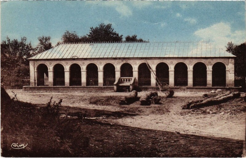Carte postale ancienne Meurcourt Le Lavoir couvert à Meurcourt