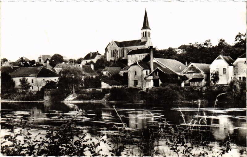 Carte postale ancienne Apremont vue generale à Apremont