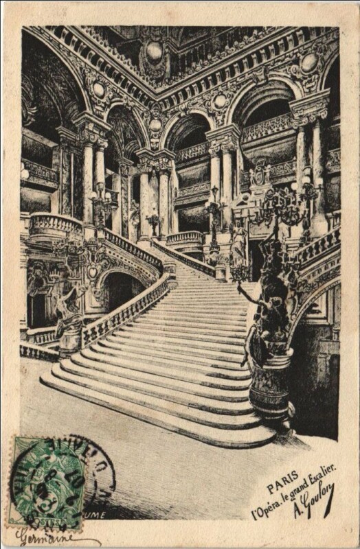 Carte postale ancienne Paris 9e L'Opéra