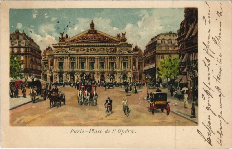 Carte postale ancienne Paris 9e L'Opéra