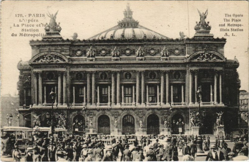 Carte postale ancienne Paris 9e L'Opéra