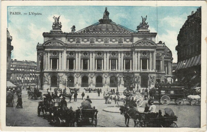 Carte postale ancienne Paris 9e L'Opéra