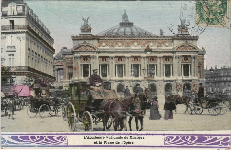 Carte postale ancienne Paris 9e L'Opéra