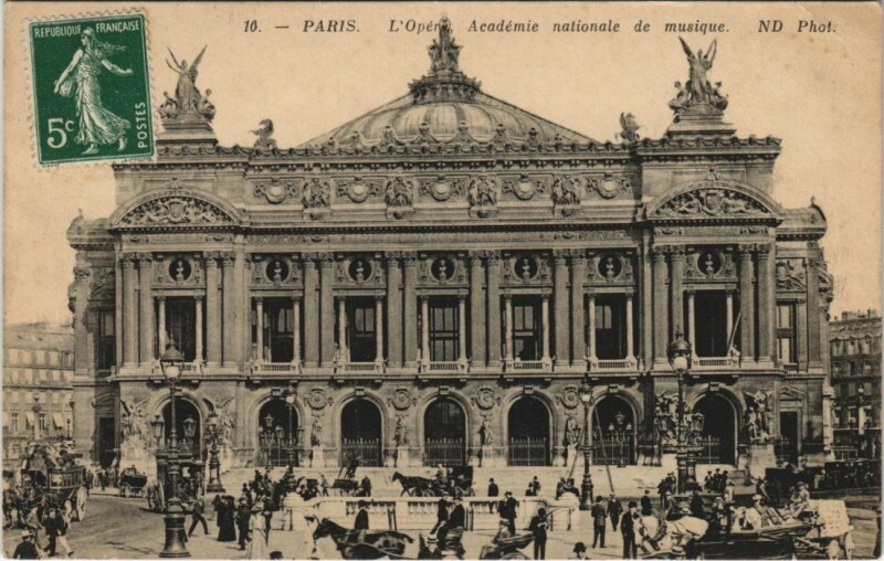 Carte postale ancienne Paris 9e L'Opéra
