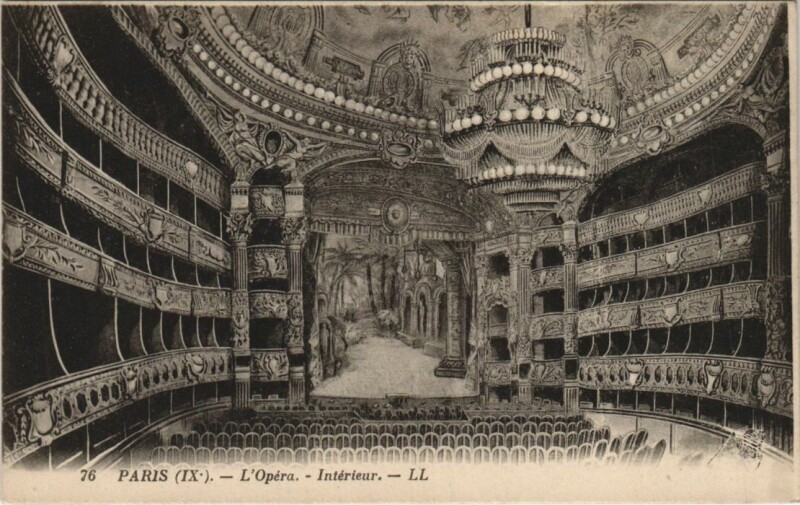 Carte postale ancienne Paris 9e L'Opéra