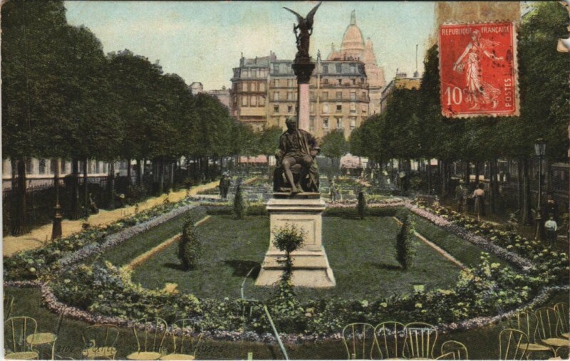 Carte postale ancienne Paris 9e Square d'Anvers