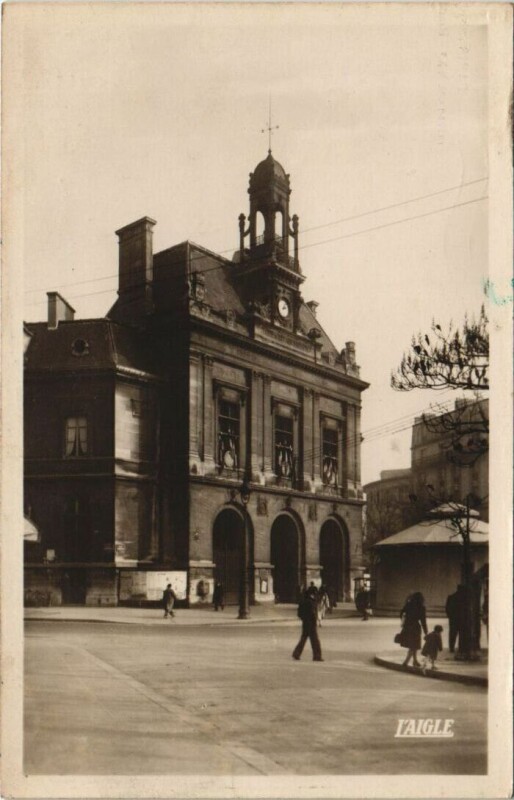 Carte postale ancienne Paris 20e Le Mairie