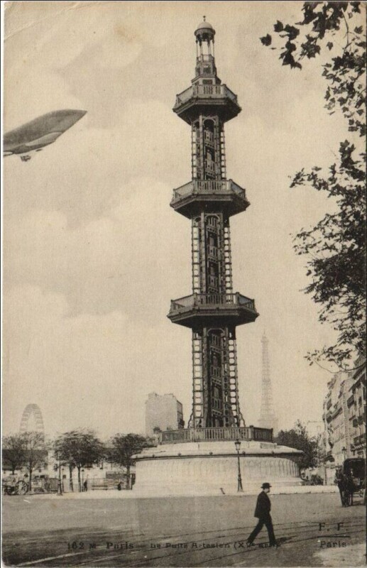 Carte postale ancienne Le Puits Artésien à Paris 7e