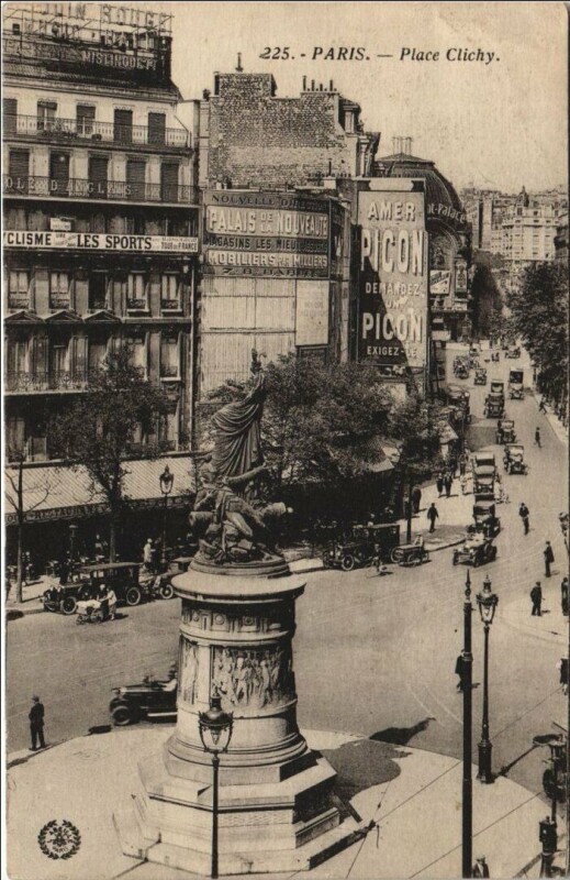Carte postale ancienne Paris 17e Place de Ternes