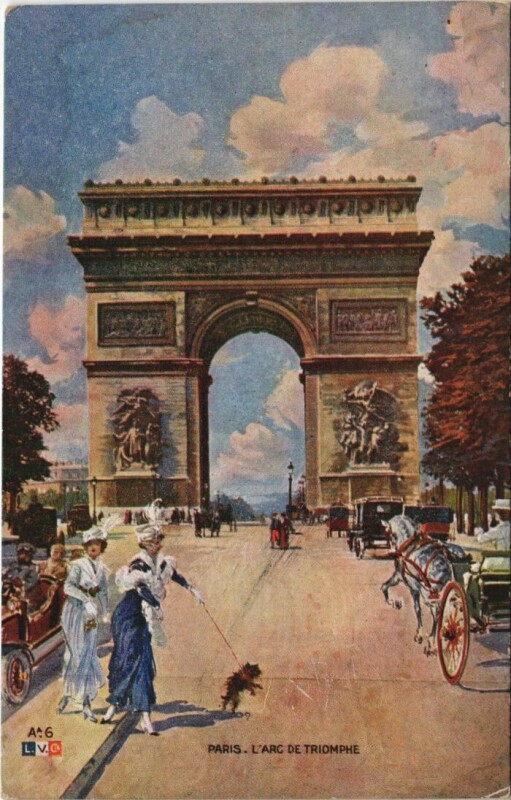 Carte postale ancienne Paris 17e Arc de Triomphe de l'Etoile