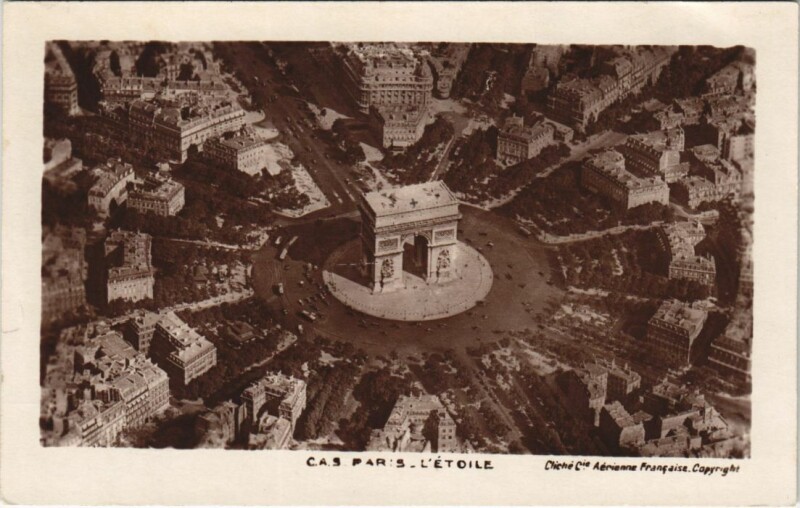 Carte postale ancienne Paris 17e Arc de Triomphe de l'Etoile