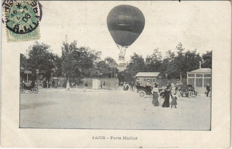 Carte postale ancienne Porte Maillot à Paris 16e