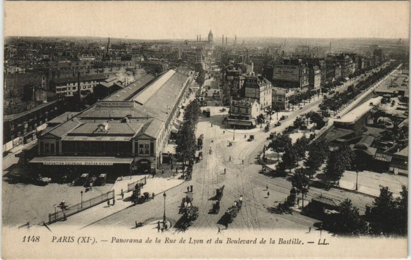 Carte postale ancienne Paris 11e Panorama