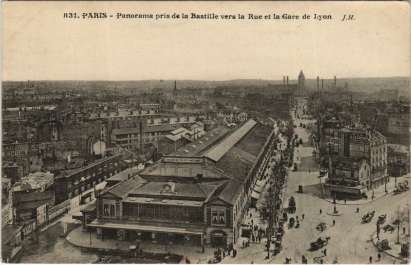 Carte postale ancienne Paris 11e Panorama