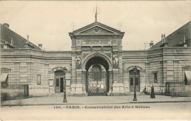 Carte postale ancienne Paris 3e conservatoire des Arts et Métiers