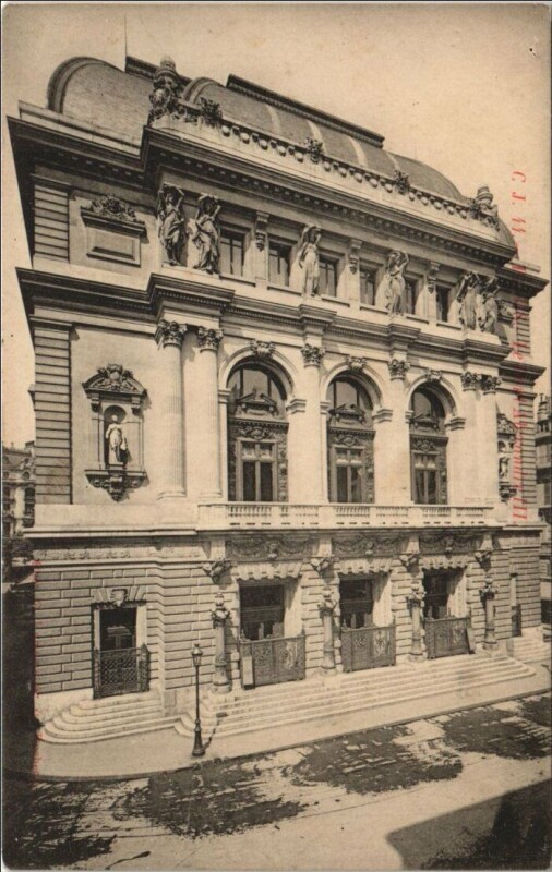 Carte postale ancienne Paris 2e Opéra Comique