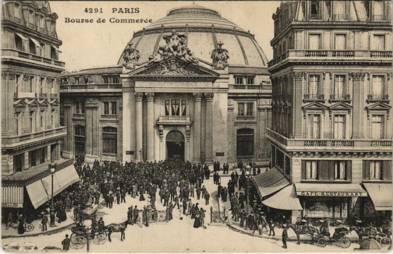 Carte postale ancienne Paris 2e Bourse du Commerce