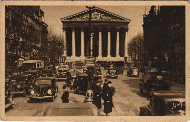 Carte postale ancienne Paris 2e la Madeleine