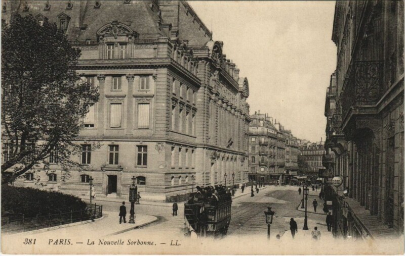 Carte postale ancienne Paris 5e La Sorbonne