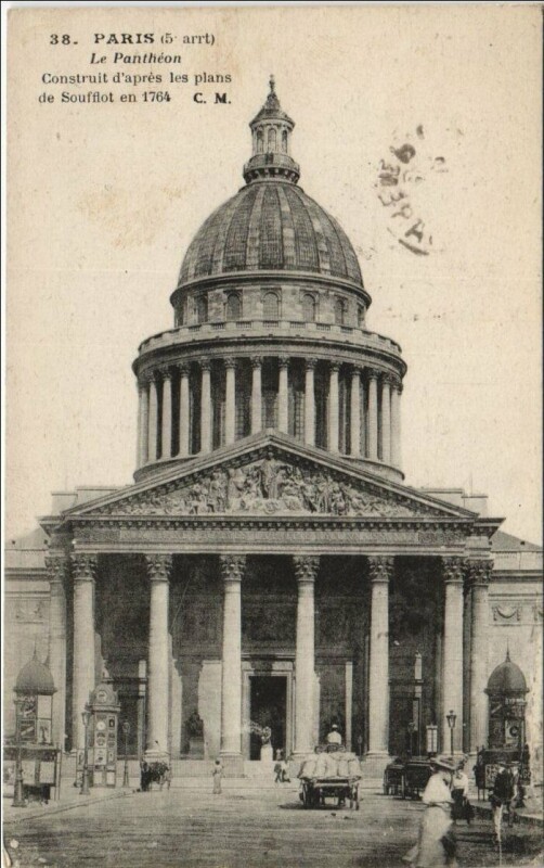 Carte postale ancienne Paris 5e Le Panthéon