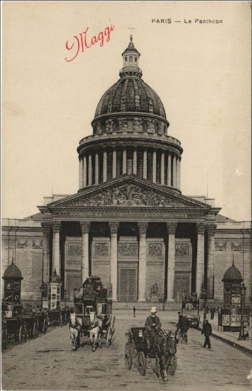 Carte postale ancienne Paris 5e Le Panthéon