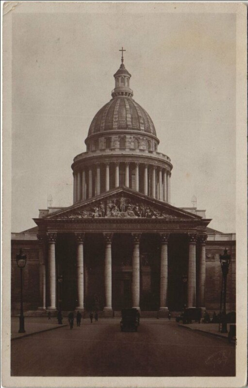 Carte postale ancienne Paris 5e Le Panthéon