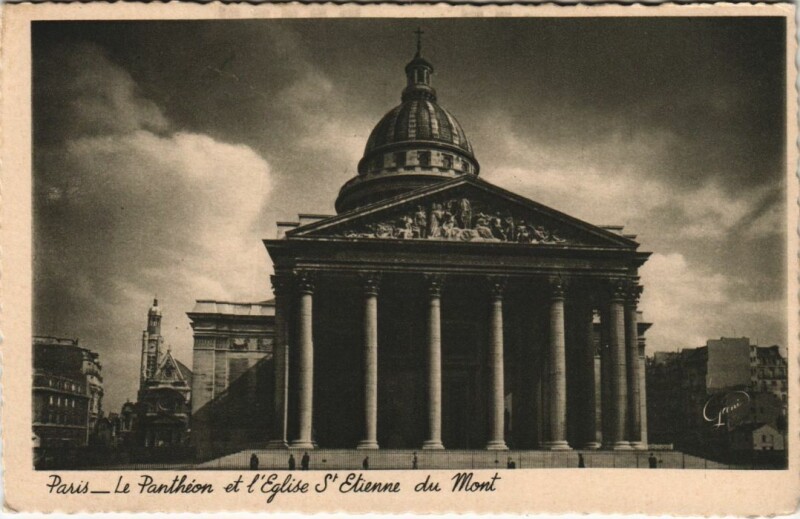 Carte postale ancienne Paris 5e Le Panthéon