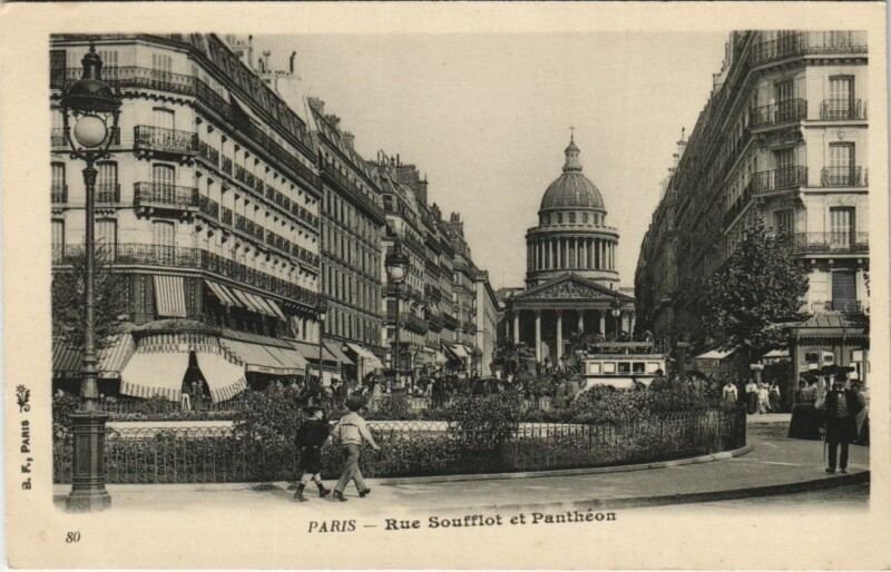 Carte postale ancienne Paris 5e Le Panthéon