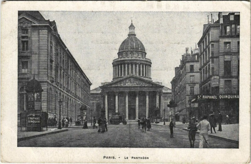 Carte postale ancienne Paris 5e Le Panthéon