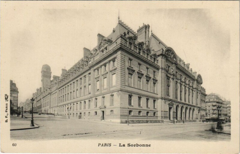 Carte postale ancienne Paris 5e La Sorbonne