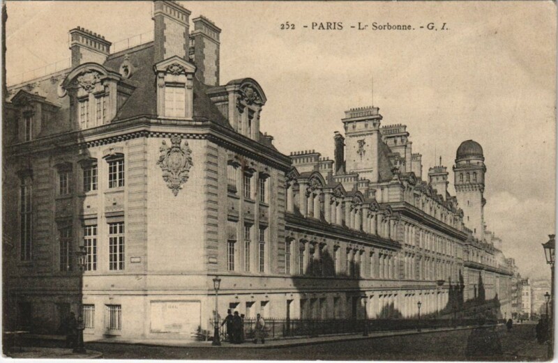 Carte postale ancienne Paris 5e La Sorbonne