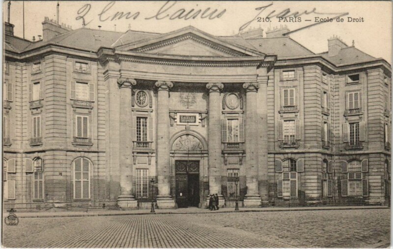 Carte postale ancienne Paris 5e Ecole de Droit