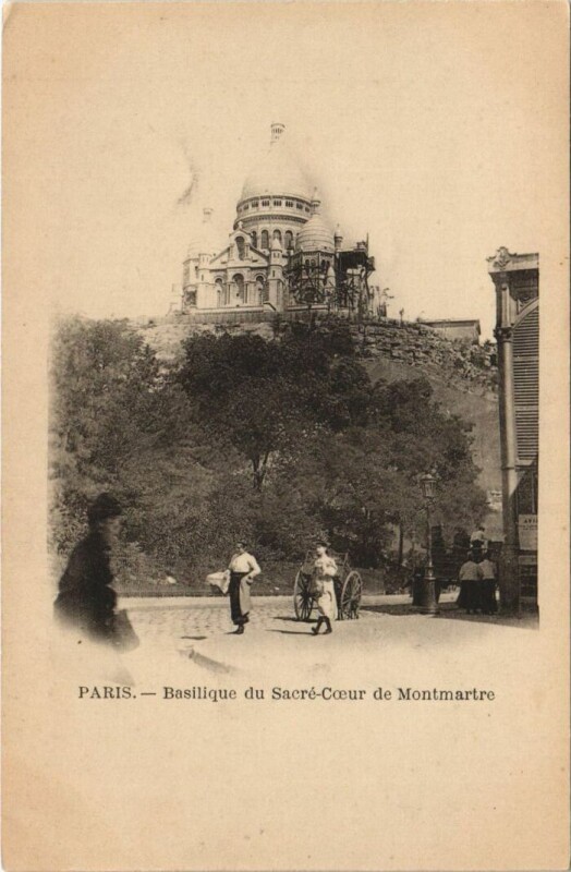 Carte postale ancienne Basilique du Sacré-Coeur de Montmartre à Paris 18e