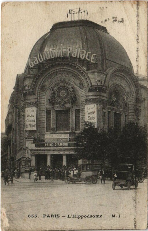 Carte postale ancienne L'Hippodrome à Paris 18e