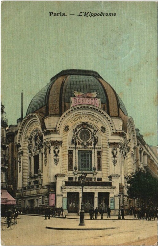 Carte postale ancienne L'Hippodrome à Paris 18e