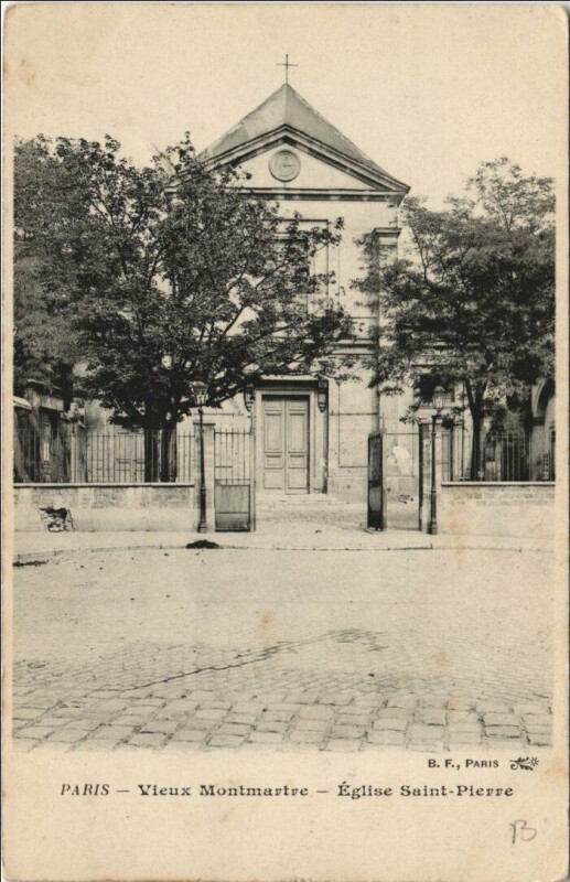 Carte postale ancienne Vieux Montmartre - Eglise Saint-Pierre à Paris 18e