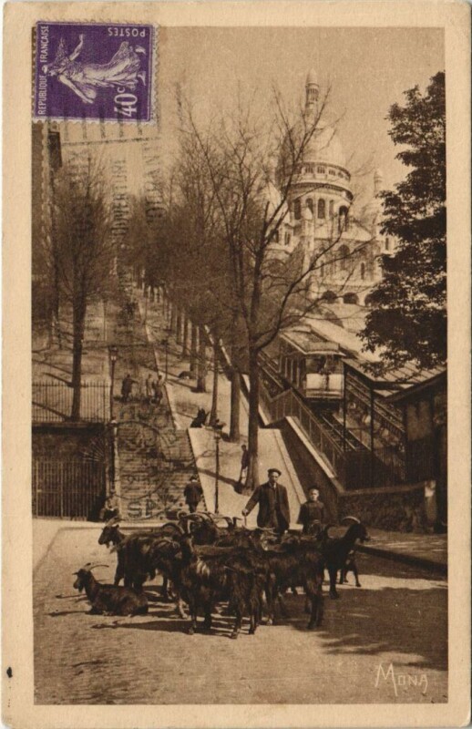 Carte postale ancienne Les petits Tableaux de Paris - Le Chevrier de Montmartre à Paris 18e