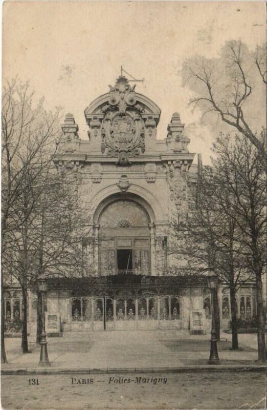 Carte postale ancienne Paris 8e Folies-marigny