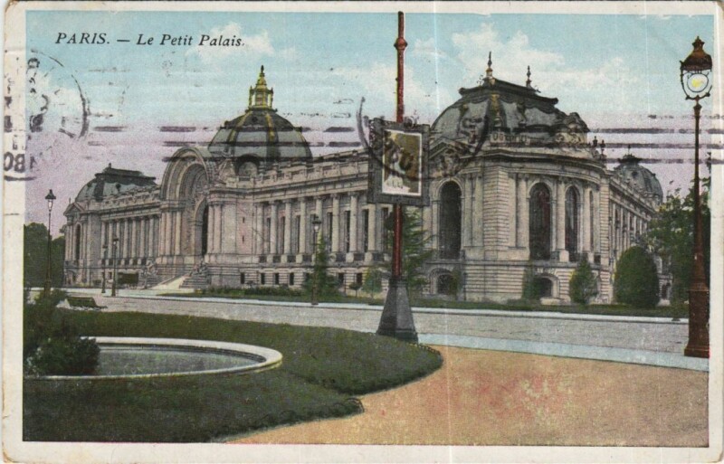 Carte postale ancienne Paris 8e Petit Palais