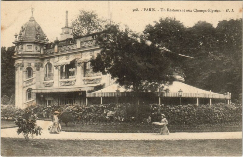 Carte postale ancienne Paris 8e Champs-Elysées