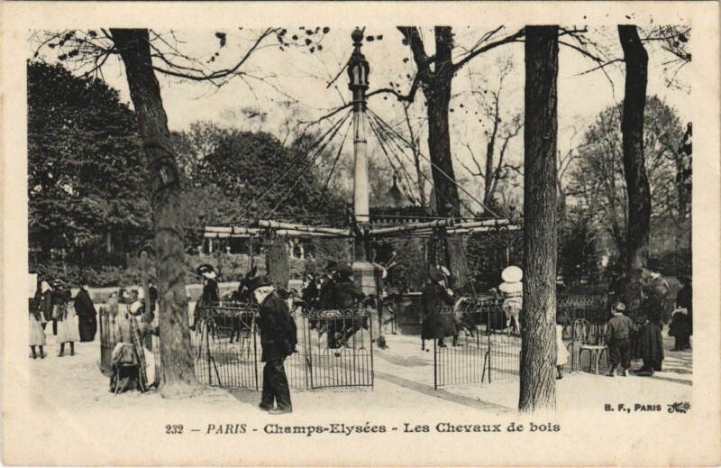 Carte postale ancienne Paris 8e Champs-Elysées