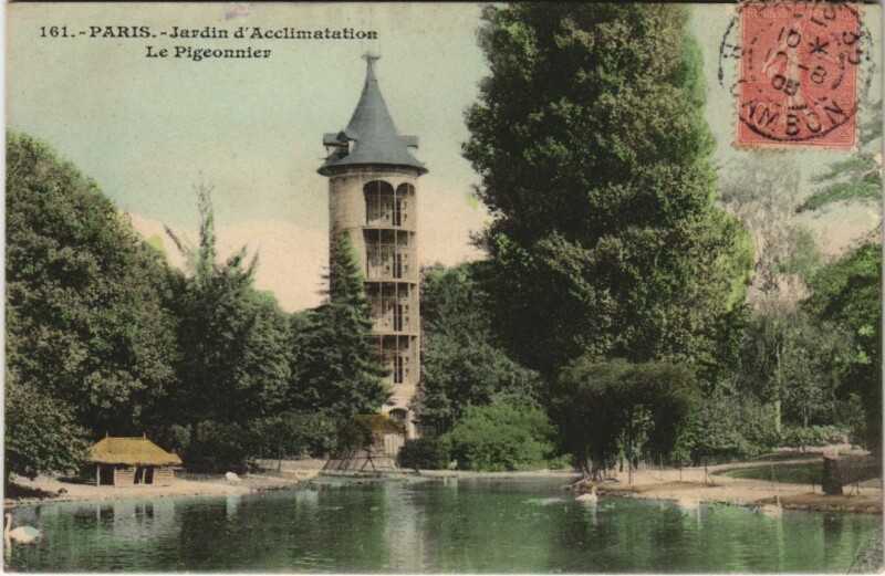 Carte postale ancienne Jardin d'Acclimatation - Le Pigeonnier à Neuilly-sur-Seine