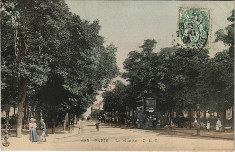 Carte postale ancienne Paris 16e La Muette