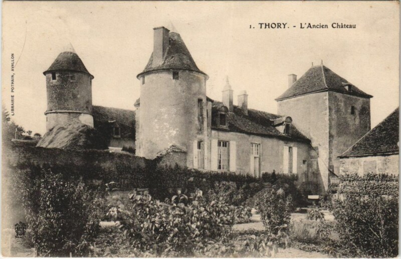 Carte postale ancienne Thory L'Ancien Chateau à Thory